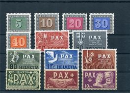 1945 Pax Satz postfrisch Nr. 262-74
