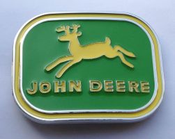 Metall Gürtelschnalle JOHN DEERE