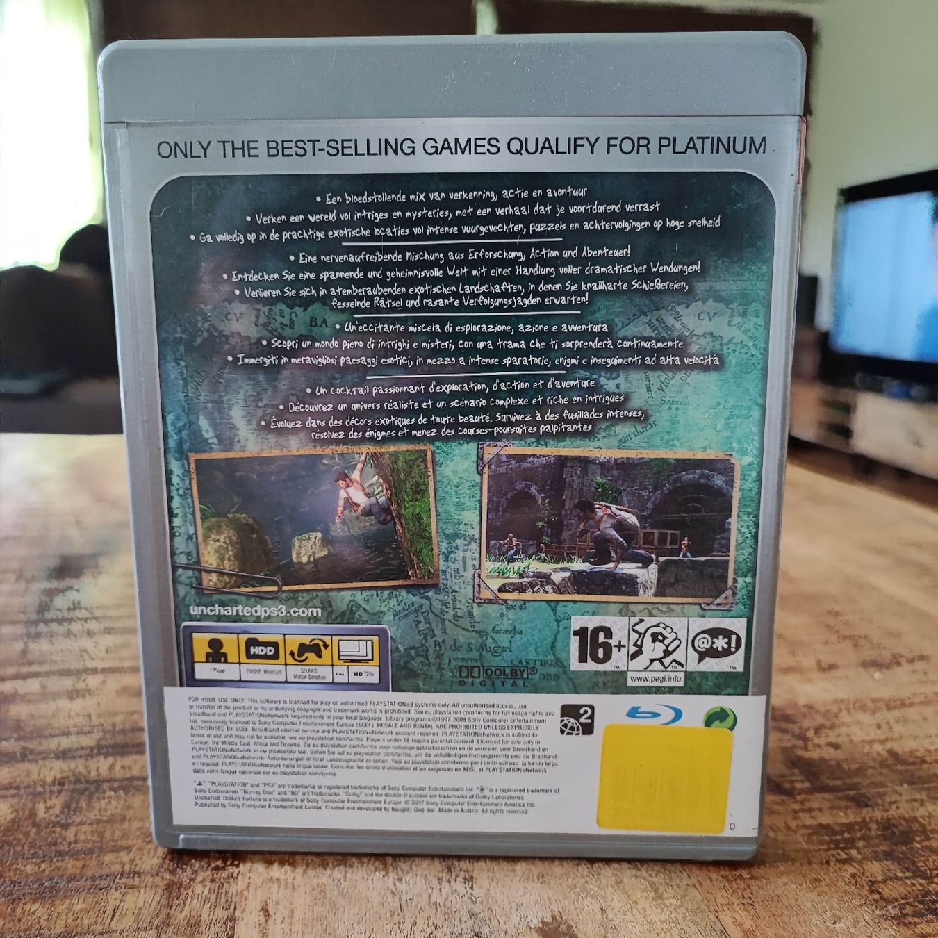 Sony Spiele: Uncharted Drake's Fortune PS3 Platinum Edition Game  – Gebraucht aus Dübendorf von kb86_MOVIE 1