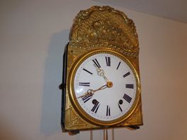 Comtoise Morez Burgunder Uhr wohnfertig