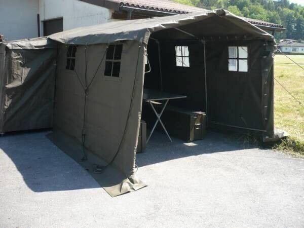 Tende & Padiglioni: Kommandozelt Schweizer Armee – Usato da Grünen venduto da kanti1210 2