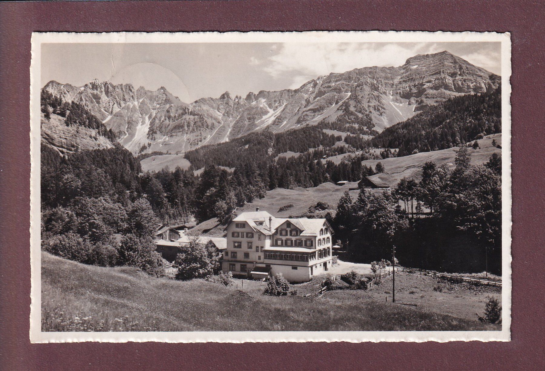 Ansichtskarten: ENNETBÜHL - Kurhaus Seeben - 1941 – Gebraucht aus Pully von nicecards