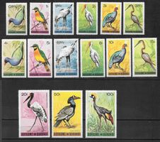 Burundi Serie 143 - 157 Vögel ** 1965