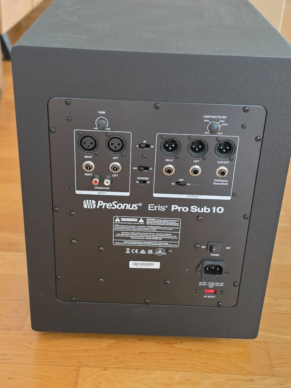 PreSonus Haut-parleurs: PreSonus Eris Pro Sub 10 aktiver Studio Subwoofer – D'occasion à Rotkreuz par dryan 1