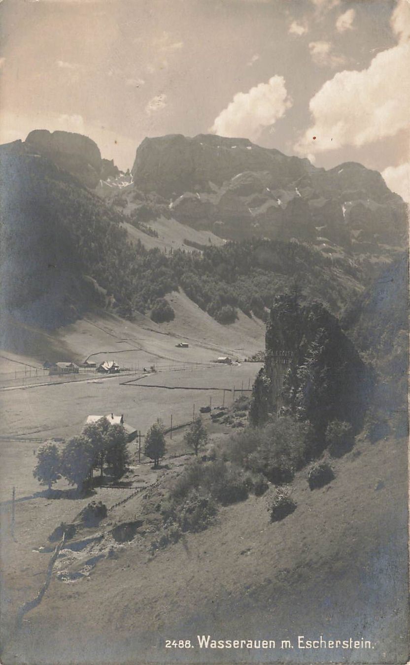 Cartoline postali: Wasserauen AI Escherstein – Usato da Biasca venduto da Blenio71