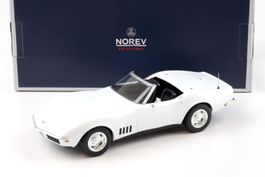 Chevrolet Corvette C3 Convertible 1969 weiss 1:18 Norev