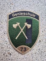 *** Badge Genieschule 73 (Gold) mit klett ***