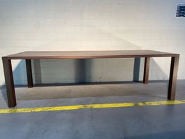 Massivtisch aus Mahagoniholz, L. 260 B. 90 Neue Restauriert