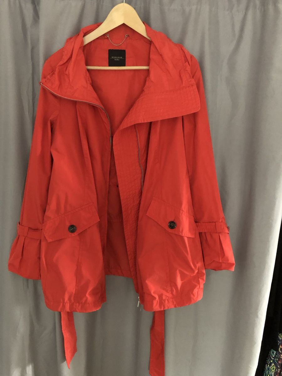 Max Mara Giacche: Weekend Max Mara  Regenjacke , Orange, Grösse 42 – Usato da St.Gallen venduto da sangi56