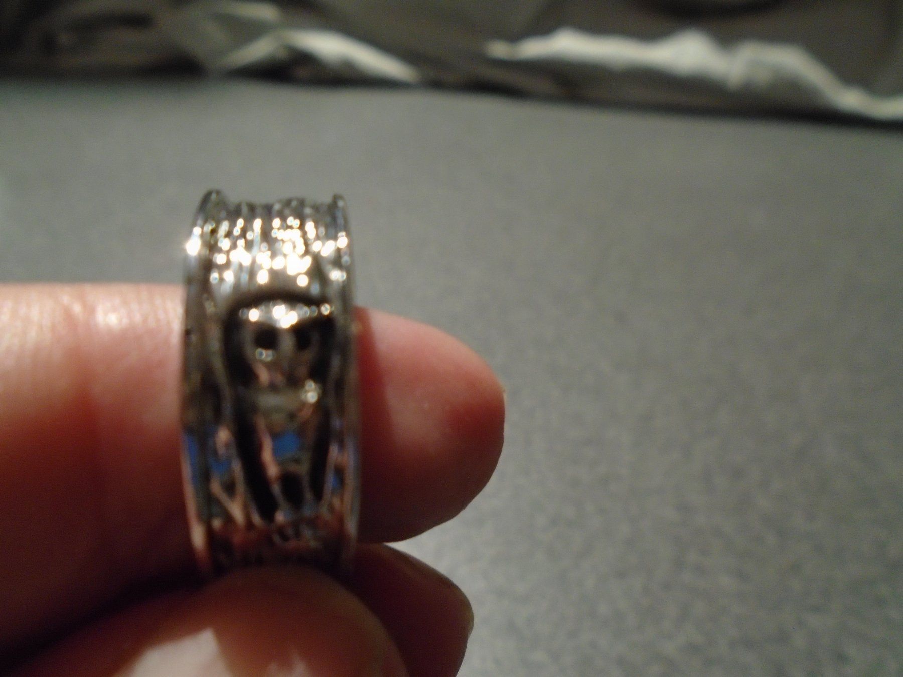Ringe: Ring Grösse 9, silberfarbig, Alien – Neu und originalverpackt aus Zürich von abraxas1291