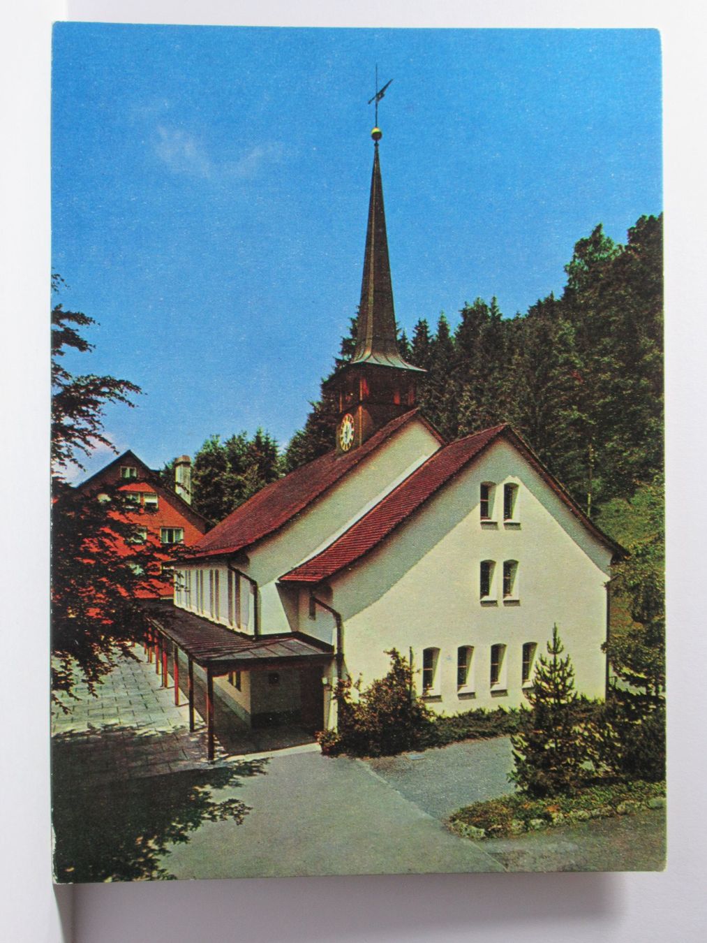 Cartoline postali: Landi - Oberägeri , Kirche – Usato da Grenchen venduto da Bluemchen1900