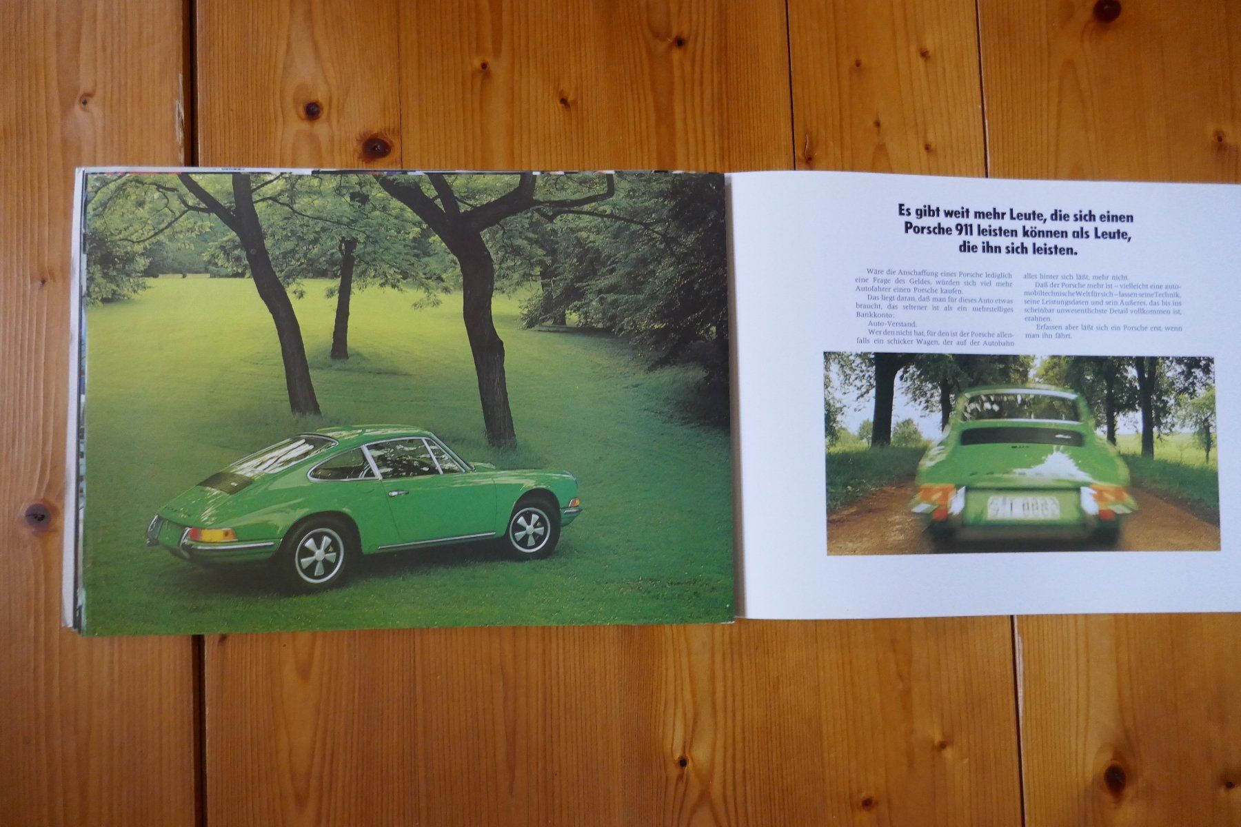 Porsche Documenti: PORSCHE  911E  2.4  Originalprospekt – Usato da Madiswil venduto da ML911 8