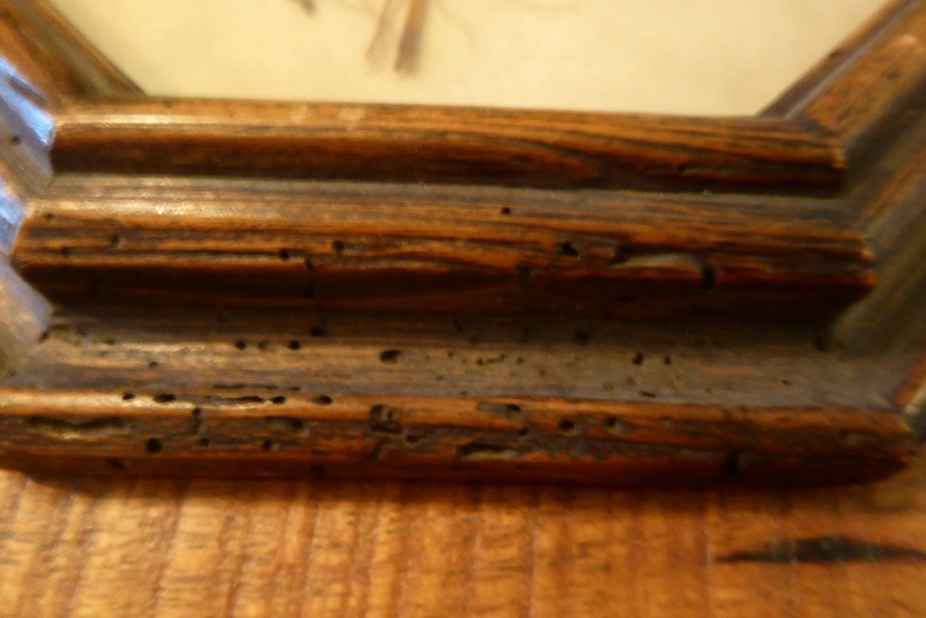 Cornici: Antikes Bild Holzrahmen 31cm/25cm – Usato da Sargans venduto da Benziner 2