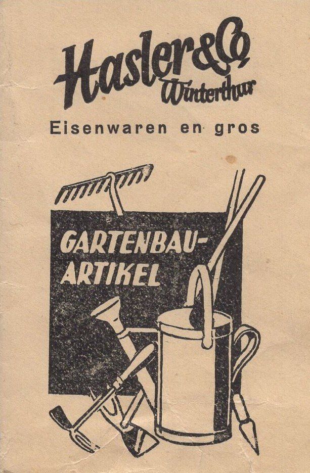 Tutti i francobolli: WINTERTHUR, 28.V.43    Hasler  & Co  Eisenwaren en gross – Usato da Aarau venduto da kufi44 1