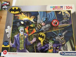 Batman Puzzle, 104 Teile, Clementoni Supercolor Puzzle