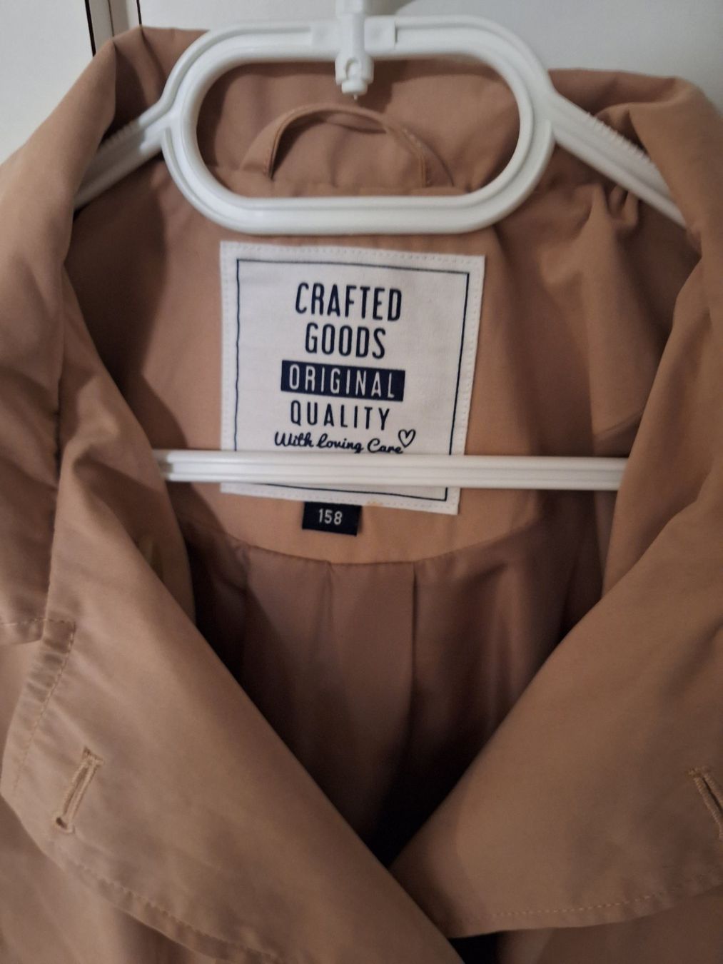 Giacche & Cappotti: Frühlings Trenchcoat, Beige, Gr.158 – Usato da Biberist venduto da rospel 6