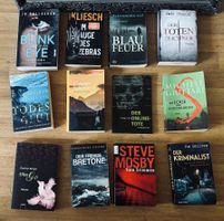 Bücherpaket/ 12 Krimis/Thriller