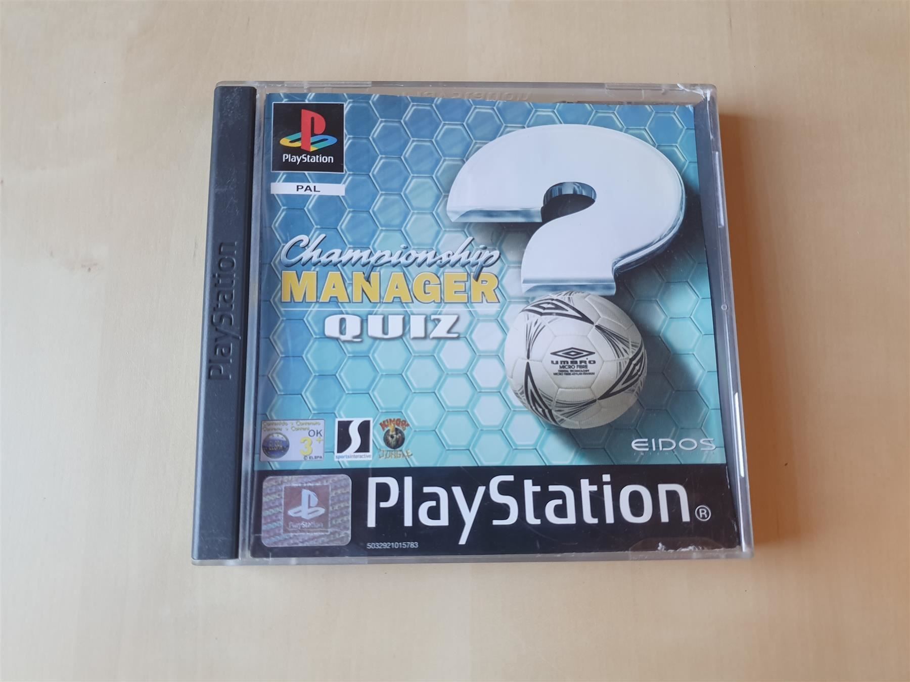 Sony Giochi: Championsship Manager Quiz – Usato da Stansstad venduto da collectorsshop