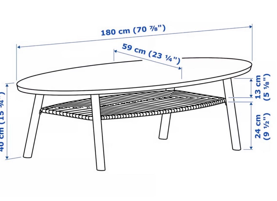 Ikea Tavoli: Ikea Couchtisch Stockholm – Usato da Heiden venduto da stefani03 1