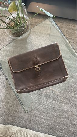 Vintage Bree Ledertasche Aktentasche Top Zustand! Braun