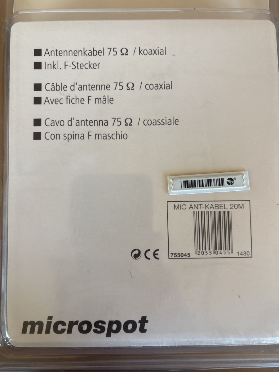 Kabel: 20 Meter Antennenkabel – Neu und originalverpackt aus Rümlang von Sambas19 1