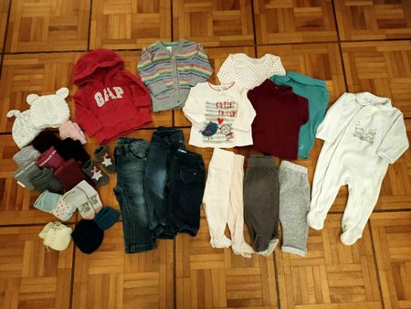Lot habits fille 3-6 mois