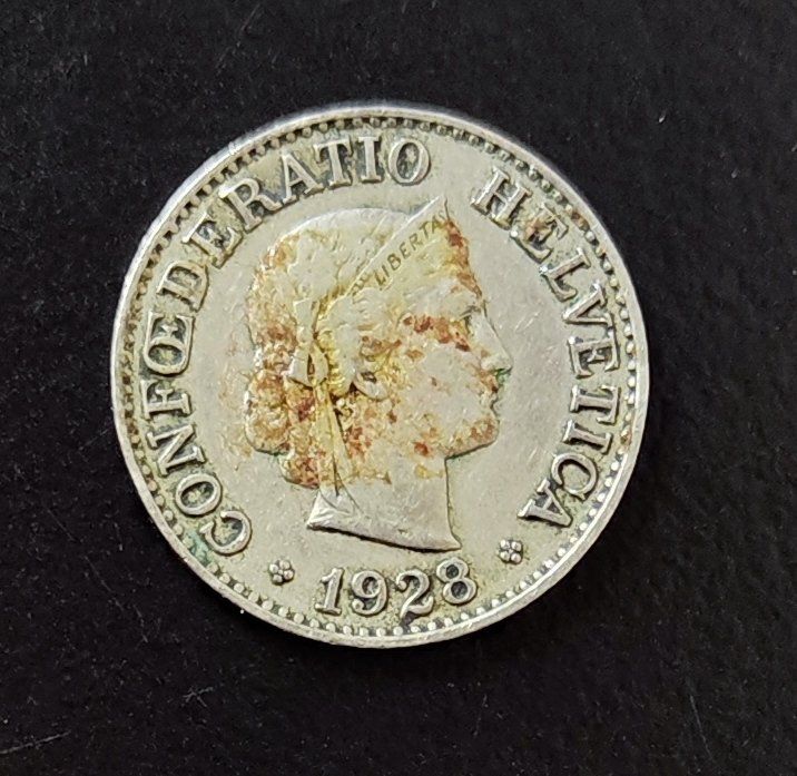 Tutti le monete: 10 Rappen Münze 1928 – Usato da Lenzburg venduto da Dani_Lenzburg 1