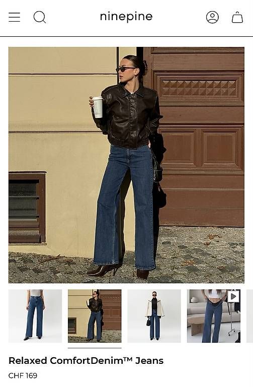 Jeans: Ninepine relaxed Jeans S/30  – Gebraucht aus Luzern von Anis06 2