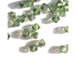Perlen Swarovski, 5mm, Peridot Satin