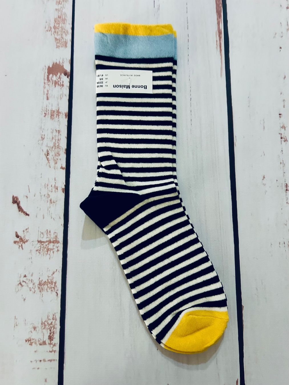Socken: Socken Bonne Maison Socks stripes 36-39 Size – Neu (gemäss Beschreibung) aus Zürich von Ferienan