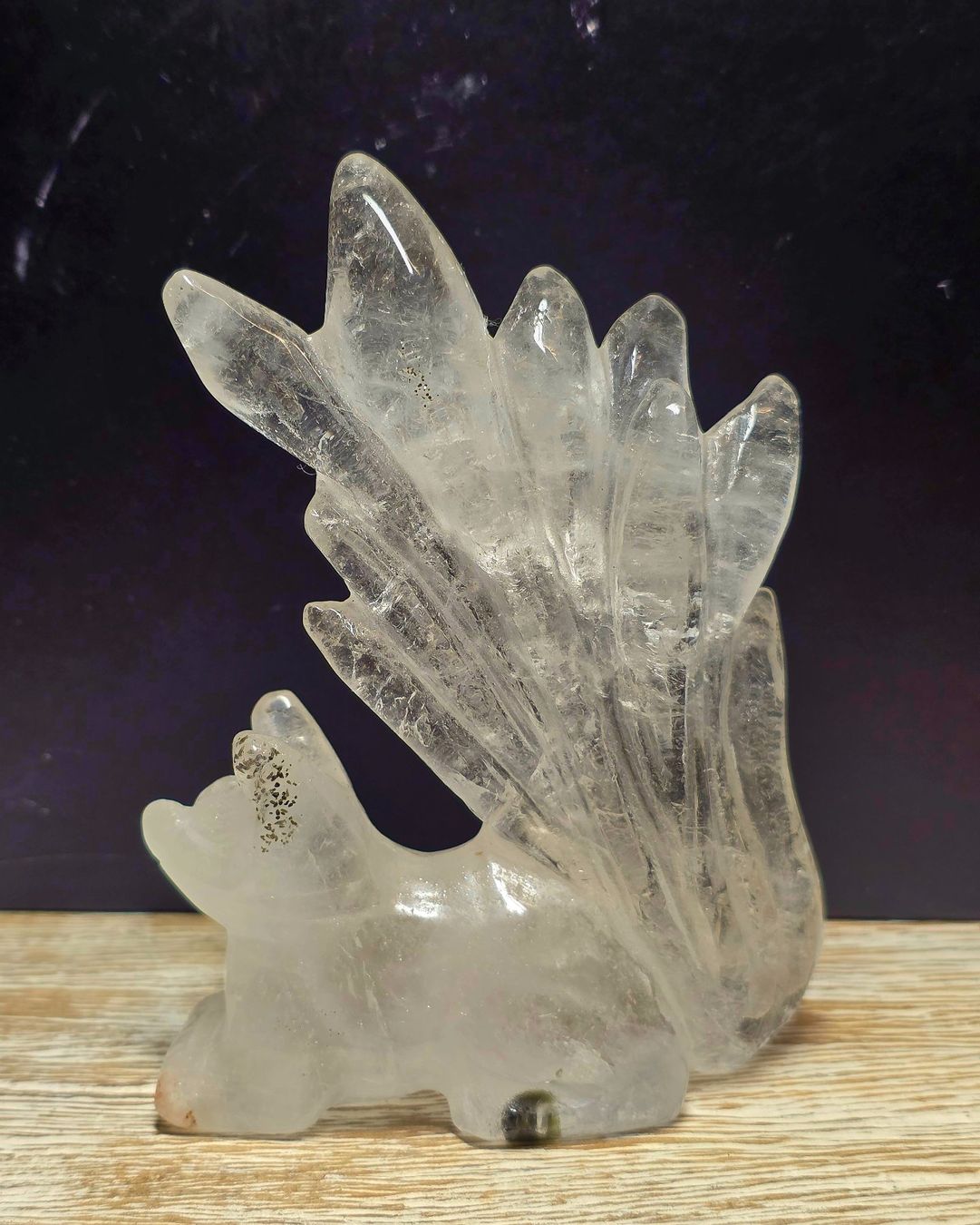 Minerali & Pietre curative: Bergkristall Kitsune Fuchs 190g – Nuovo e nell'imballaggio originale da Matzingen venduto da Shay_Crystalz 1
