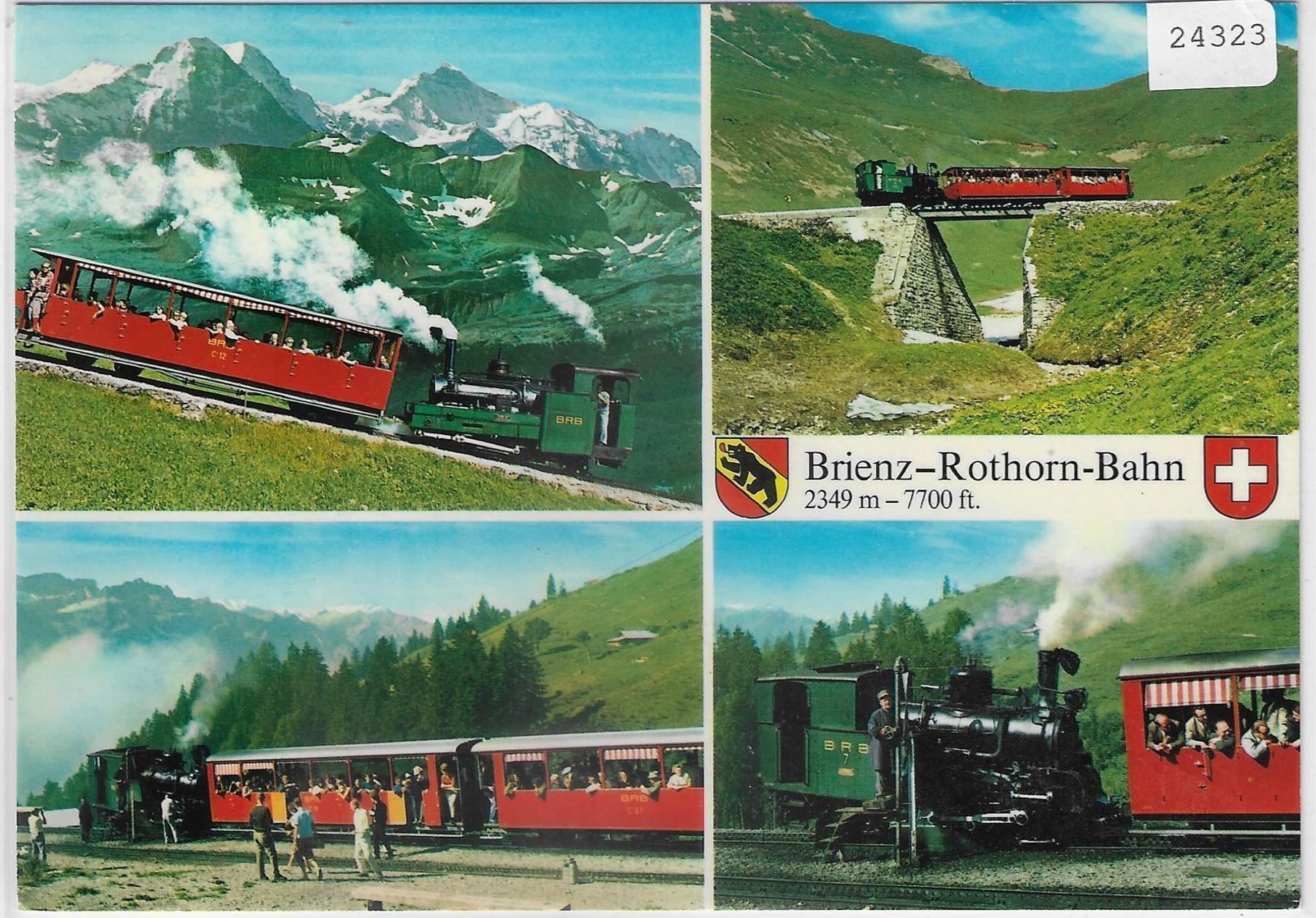 Cartoline postali: Brienz-Rothorn-Bahn - Multiview – Antico da Ettingen venduto da Kartenplanet