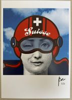 KeC: Fornasetti flying over Switzerland, signiert 3/20