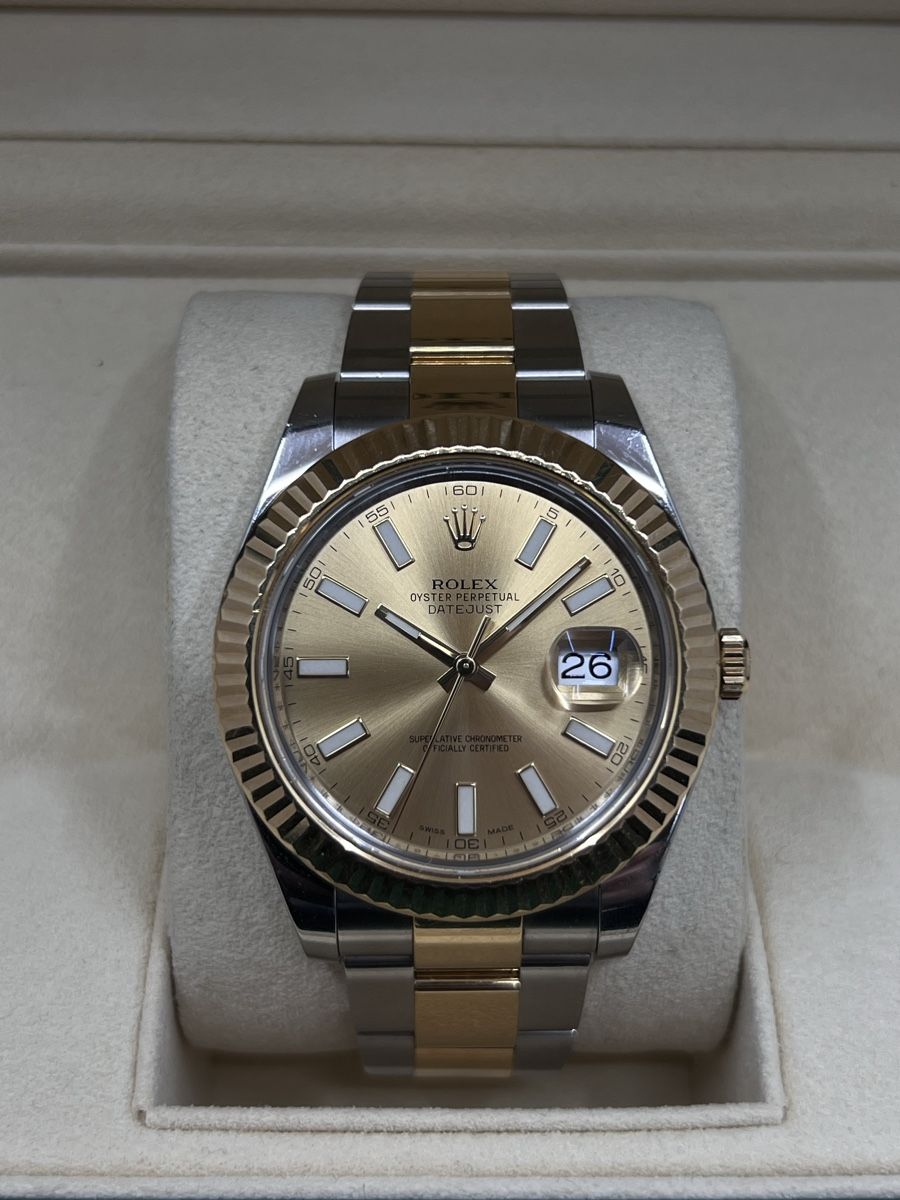 Rolex Orologi: Rolex Datejust 41mm Bicolor 2014 – Usato da Zürich venduto da Centralwatches