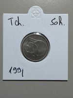 Tchécoslovaquie - 50 haleru - 1991