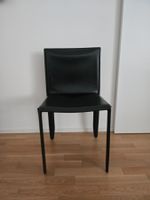 Cattelan Italia Stuhl, Leder, Schwarz