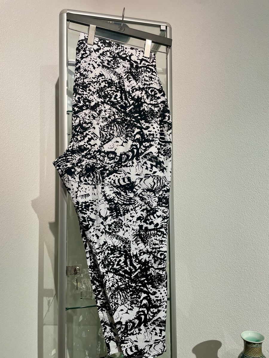 Peter Hahn Pantaloni: Damen Freizeit Hose Gr 52 schwarz weiß gemustert – Nuovo (secondo la descrizione) da Emmenbrücke venduto da Ladyboutique 6