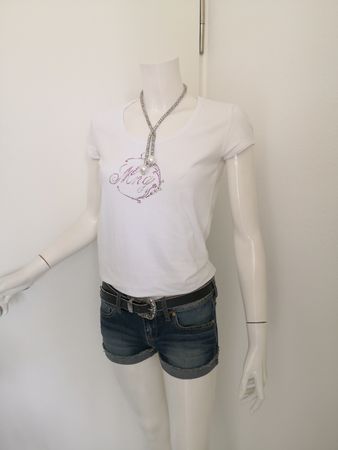 🤩MANGO T-SHIRT WEISS & STRASS