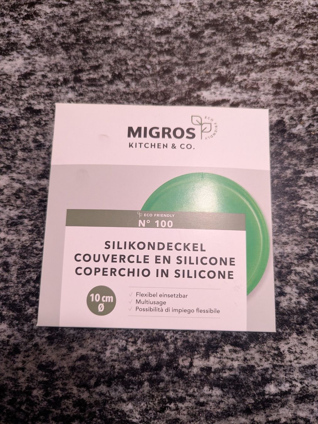 Cucine complete: Silikonabdeckung Migros 10cm DM – Nuovo e nell'imballaggio originale da Zürich venduto da Migros-Chind