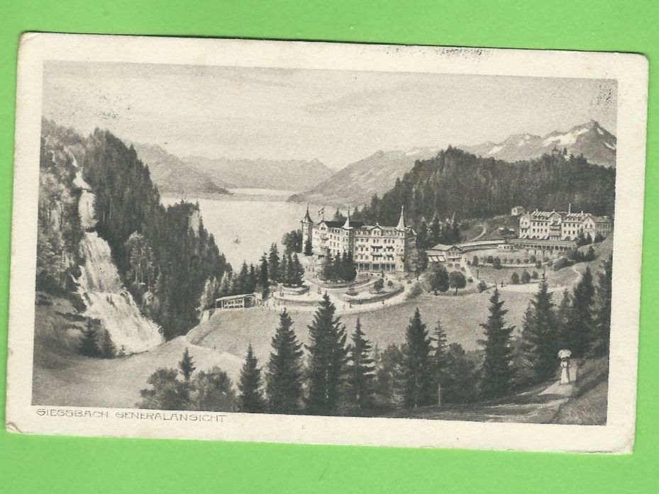 Cartoline postali: Giessbach, Generalansicht – Usato da Zürich venduto da t24_de