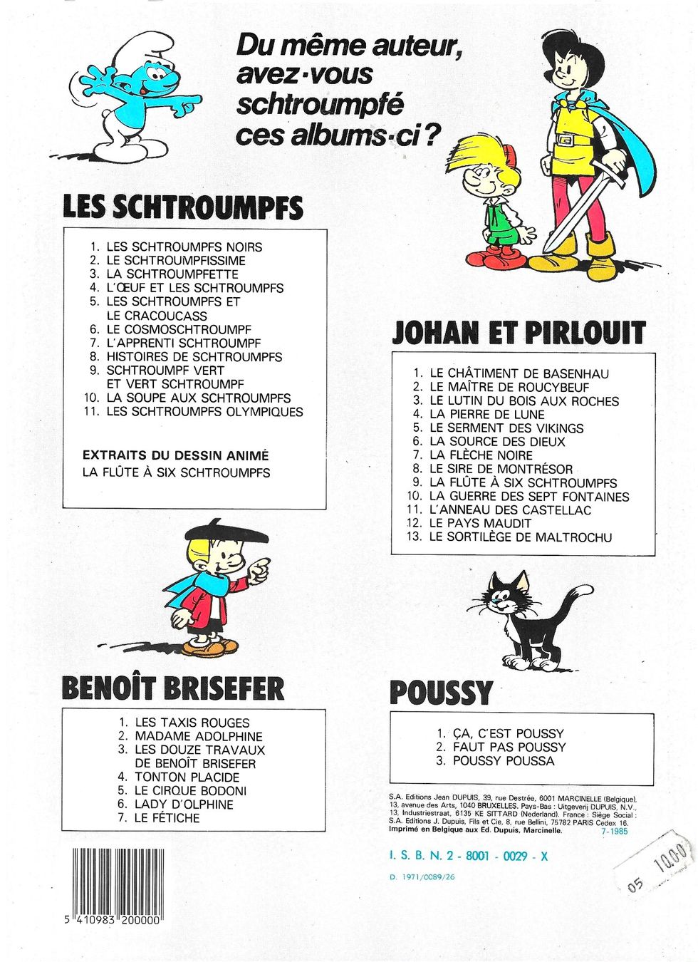 Fumetti: Benoît Brisfer - Le cirque Bodoni - 1985 TBE++ – Usato da Savagnier venduto da Ne2065 1