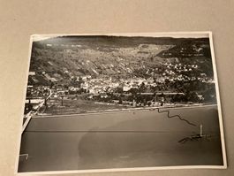 Klingnau, Flugbild, Vorlage für Ansichtskarte 1950
