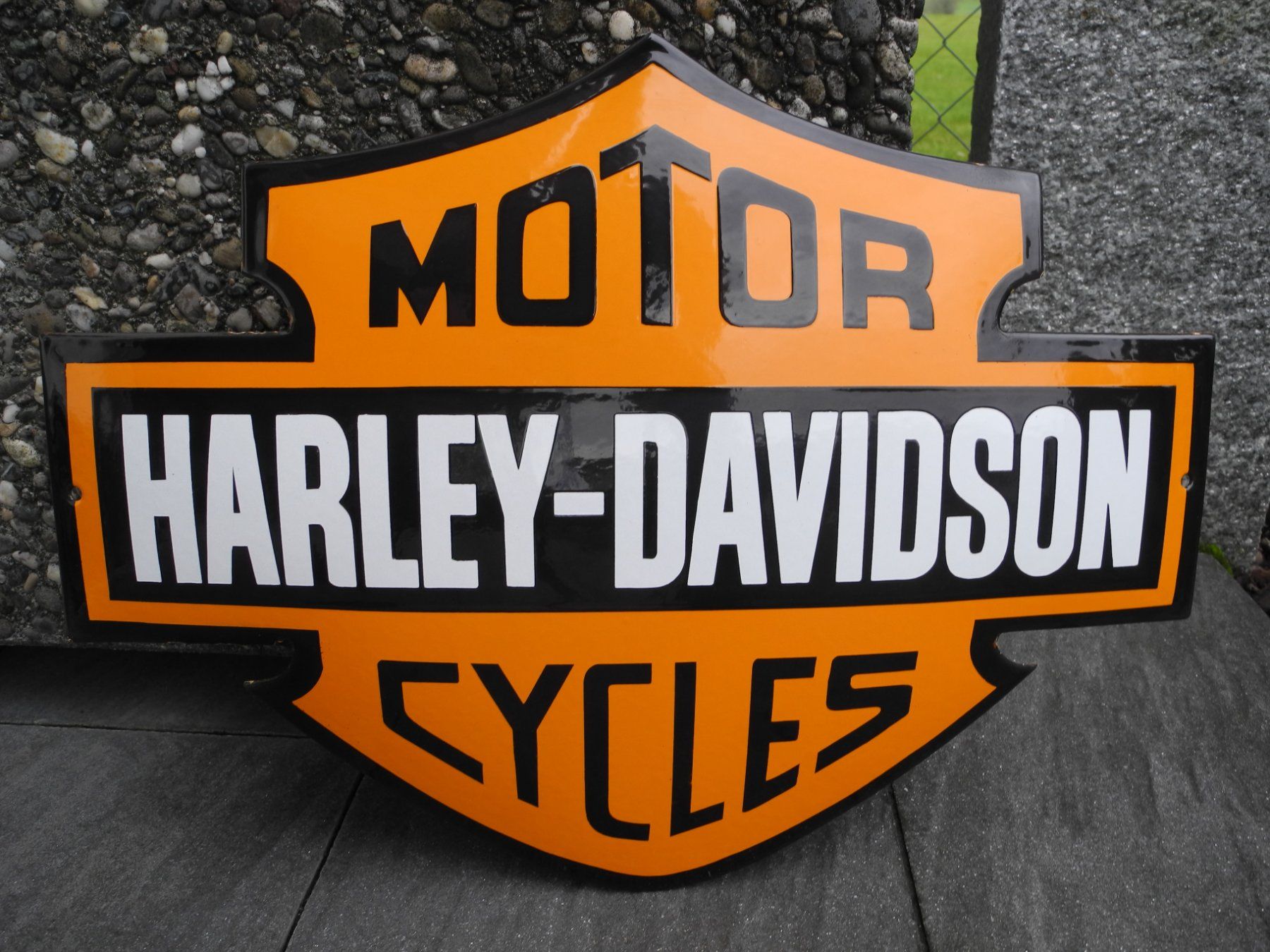 Harley-Davidson Schilder: HARLEY DAVIDSON EMAILSCHILD – Gebraucht aus Reinach AG von Huckleberrysix 4