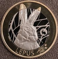 10 Fr. Gedenkmünze 2020 stgl. Hase aus Münzsatz