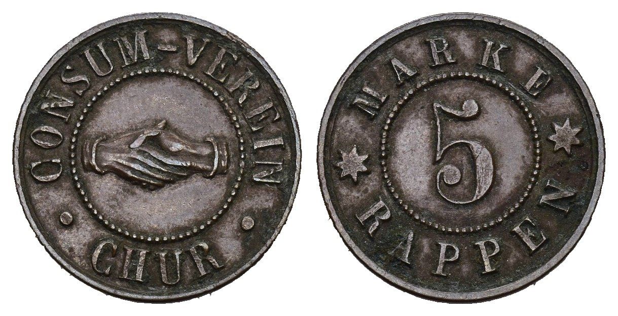 Médailles: Graubünden Chur O.J – D'occasion à Bern par numismatictops