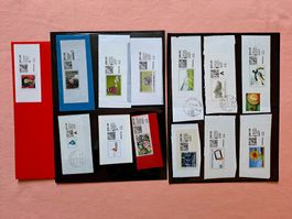 schöne Sammlung interessante Webstamps CH 2024 - 2026
