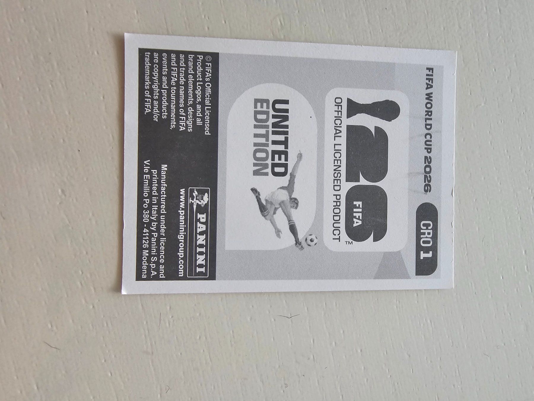 Panini Sammelbilder & Trading cards: CRO 1 – Gebraucht aus Pregassona von sig_6v2k 1