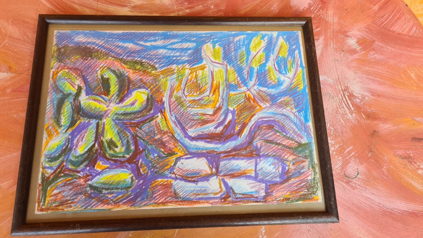 Dipinti: PASTELL SIG. 1960 – Usato da Pazzallo venduto da Salvapazzo 1