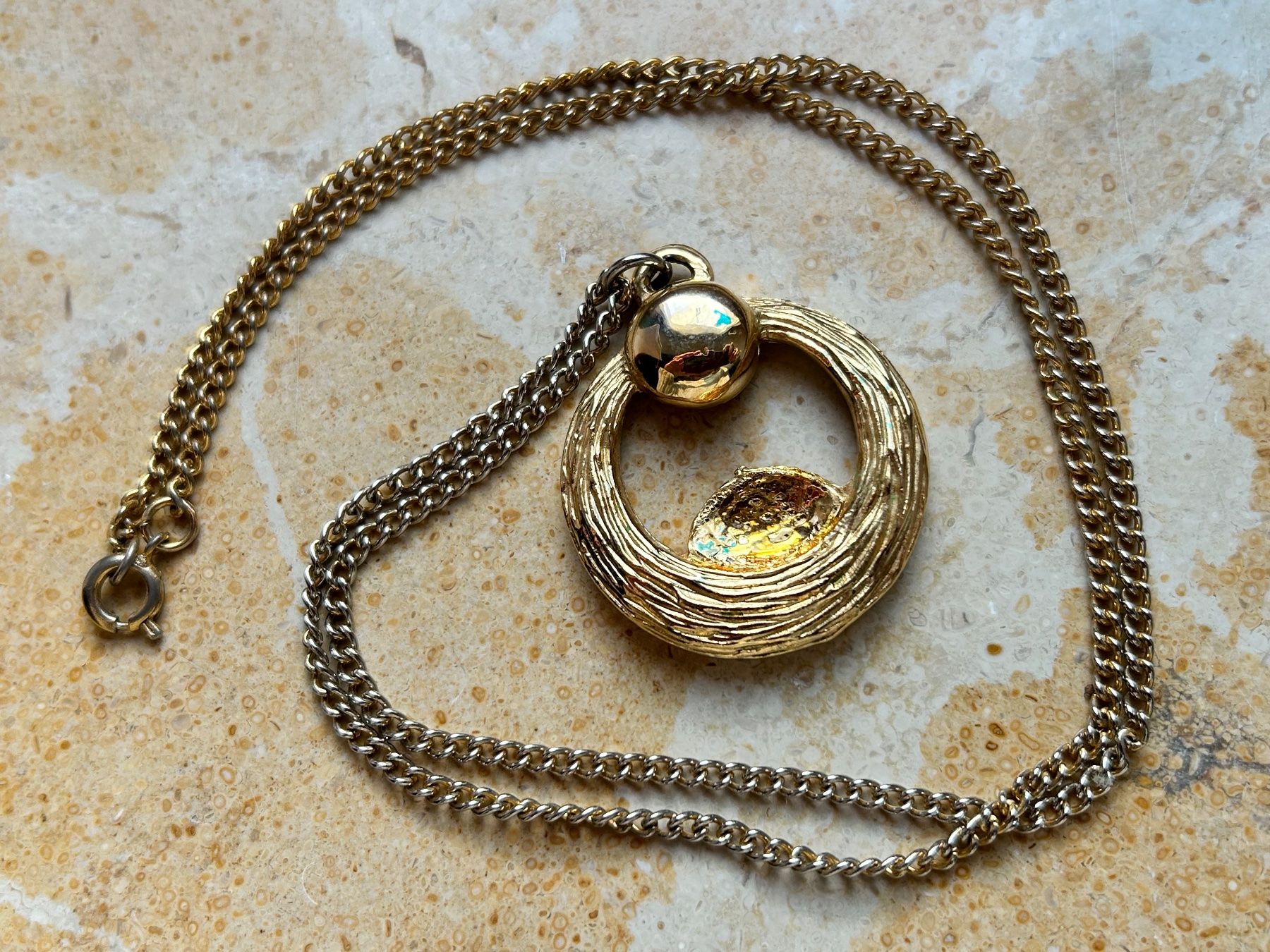 Ketten: Kette goldener Ring (Modeschmuck) – Gebraucht aus Laufen von Bellebellezza 7