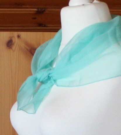 Foulard & Sciarpe: Schal Tuch türkis – Usato da Flüelen venduto da Diversicum-Textil 3